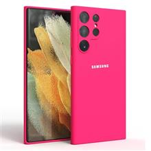 قاب سیلیکونی گوشی سامسونگ Samsung Galaxy S22 Ultra با محافظ دوربین